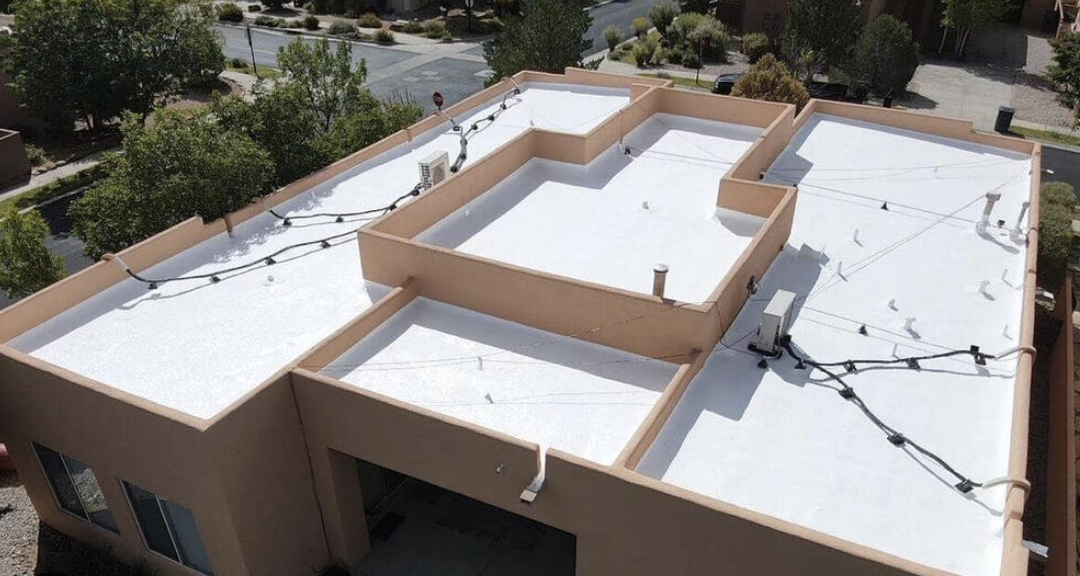 Silicone roof coating in Las Cruces